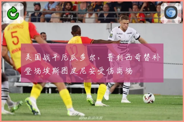 美国战平厄瓜多尔，普利西奇替补登场埃斯图皮尼安受伤离场